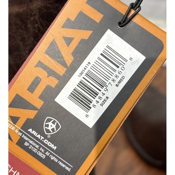 NWT Ariat Caldera Western Brown Leather Boots Womens 8 Aztec Kneehigh Tribal - Picture 3 of 16